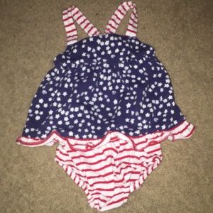 Baby girl 4th of July outfit